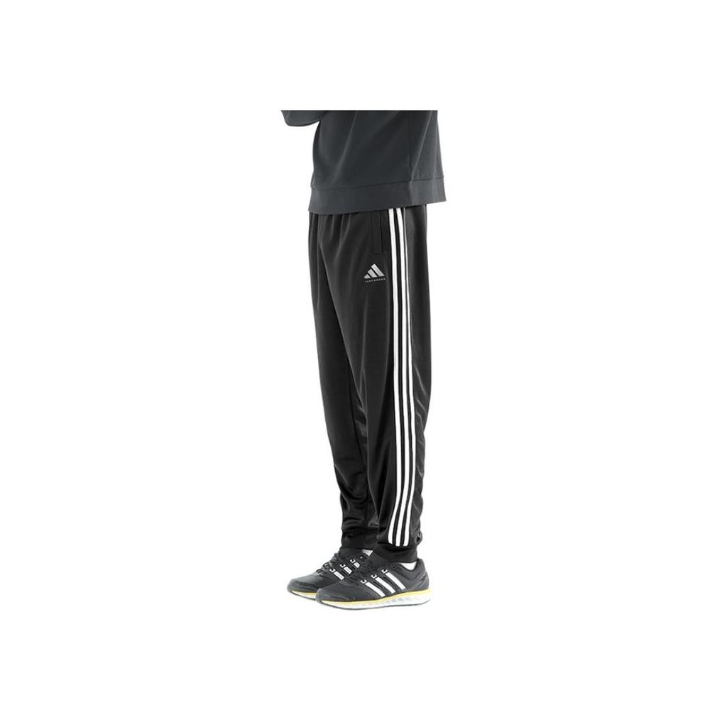 adidas Эластичные манжеты, однотонные трикотажные спортивные брюки в стиле ретро, унисекс, черные TR30P1T-BW