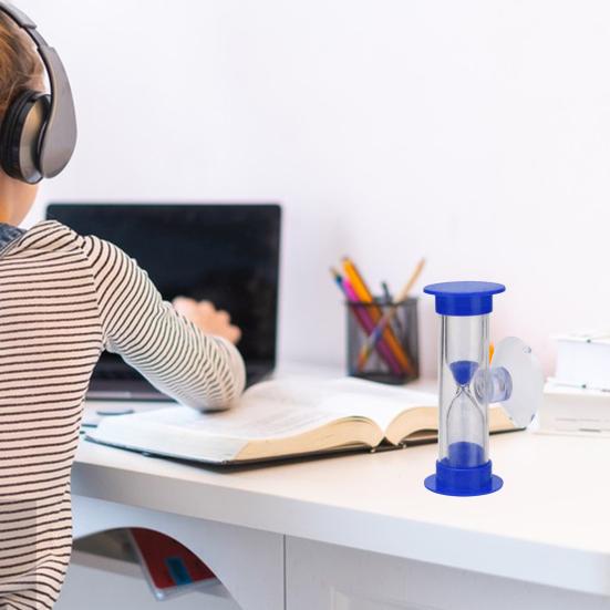 Таймер для песочных часов, детский таймер для зубной щетки, 2 минуты, эффективный тайм-менеджмент, песочные часы с присоской для дома