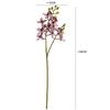 2 Fork Artificial Phalaenopsis Branches Real Touch Handmade Artificial Butterfly Orchid Flower Realistic Fake Flowers
