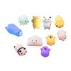 50PCS Mochi Squishy Squeeze Toys Mini Animal Anti-stress Toys Party Favors Stress Relief Toys Packs