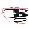 Carbon Fiber Interior Window Switch Cover Trim Fit For Ford Mustang 2015- US