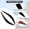 PSLER Glossy Black Headlight Eyelids Eyebrows for Infiniti Q50 2014-2024 | Q50 eyelids with aggressive look, non-destructive adhesive install, sturdy