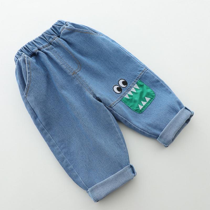 Весенняя одежда для младенцев, наряды для детей от 6 до 12 месяцев, куртки с капюшоном и застежкой-молнией «Динозавр», футболки, штаны, комплекты для малышей, детский спортивный костюм Bebe