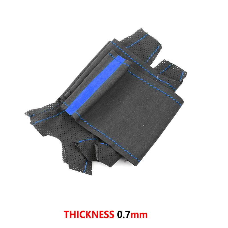 Замшевый кожаный чехол на руль автомобиля для BMW M Sport 1 3 серии E81 E82 E87 E88 M3 E90 E92 E93 2008-2013 X1 E84 2011