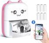 Portable Mini Bluetooth WiFi New Wrong Printer Mobile Phone Photo Title Note Hot Print Pocket Student Error Label Printer