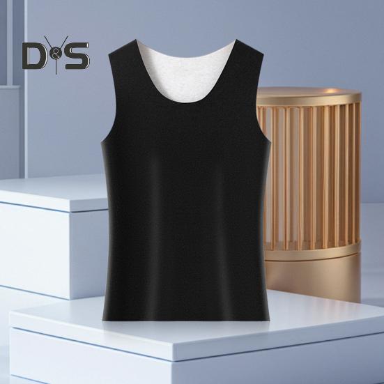 Мужской терможилет, бесшовный пошив, высокоэластичный, технология шлифования DE Velvet, майки с генерацией тепла