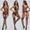 Plus Size Sexy Xxxxl Fishnet Bodysuit Costume Women Bodystocking Lingerie for Woman Underwear Body Suit Open Bra Transparent