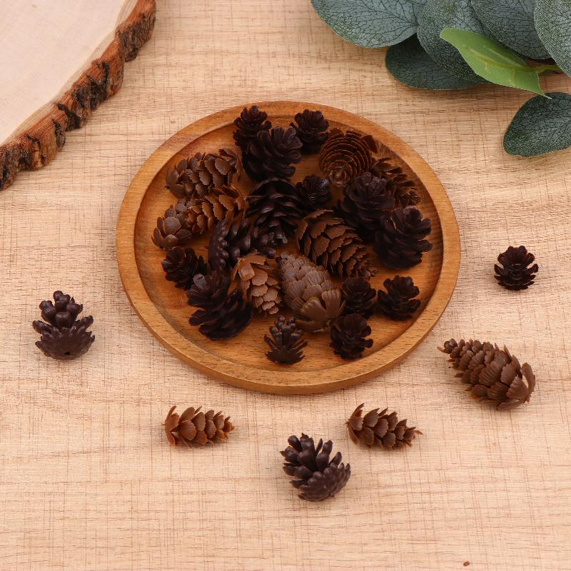 100 шт. Искусственные растения Искусственная сосновая шишка Рождество Для фестиваля Свадебная вечеринка Дом Подарок Навидад