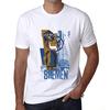 Men’s Vintage Tee Shirt Graphic T Shirt Bremen Lifestyle White