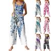 Womens Casual Overalls Jumpsuits Adjustable Straps Sleeveless Summer Cute Comfy Rompers With Pocket