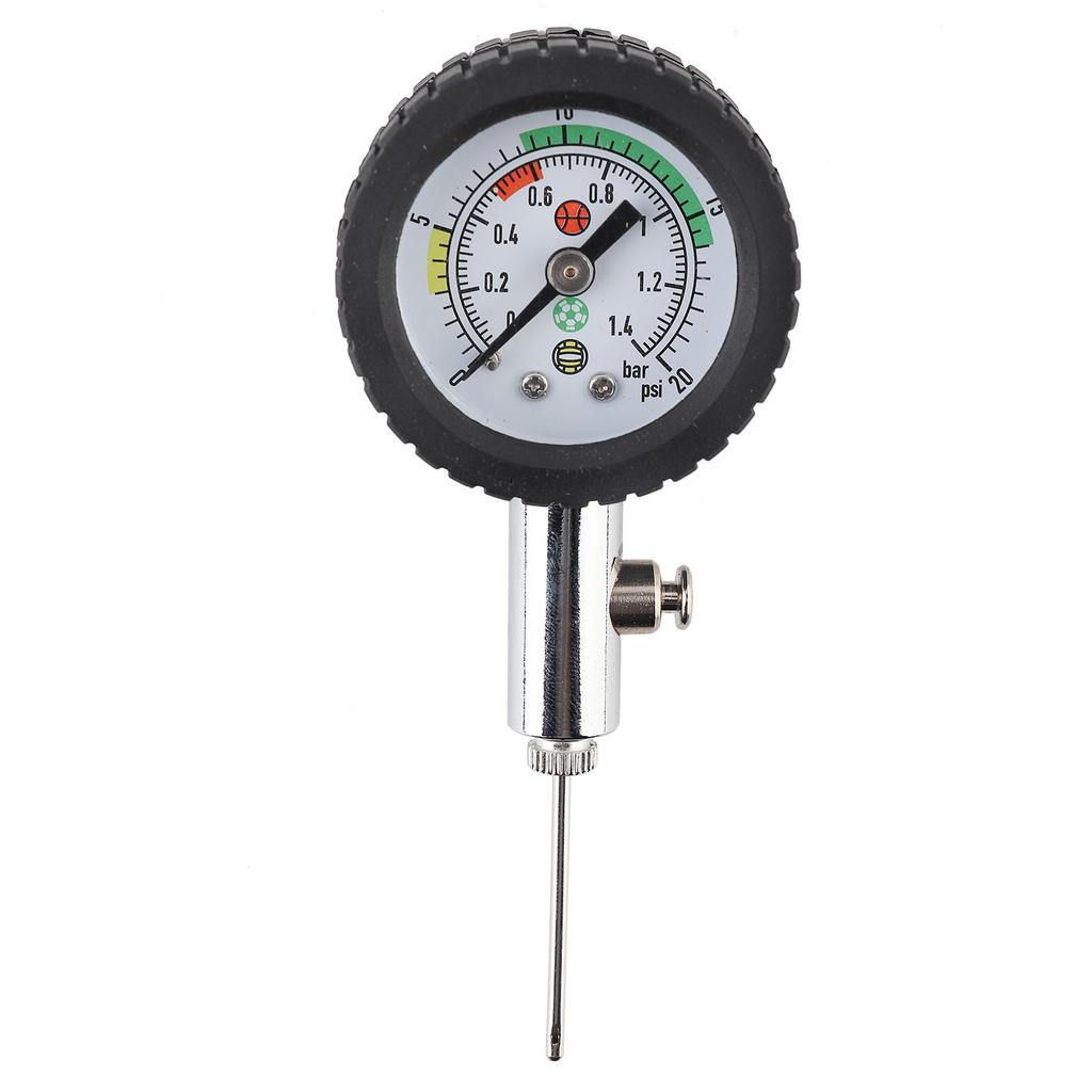 Stainless Steel Air Pressure Gauge Barometer Tool for Basketball Football Volleyball