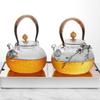 750/930 мл креативный бутик японский утолщенный термостойкий стеклянный чайник, домашний цветочный чайник, офисный чайник, подарочная коллекция