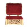 Alloy Small Treasure Chest Gold Trinket Organizer Decorative Boxes Metal Jewelry Box  Home Storage