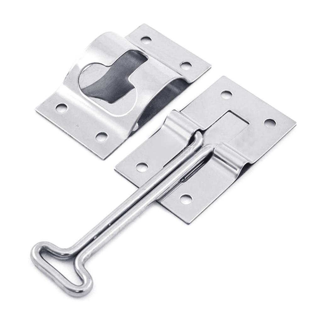 Stainless Steel Door Holder T-Style 4 inch White Entry Door Hardware