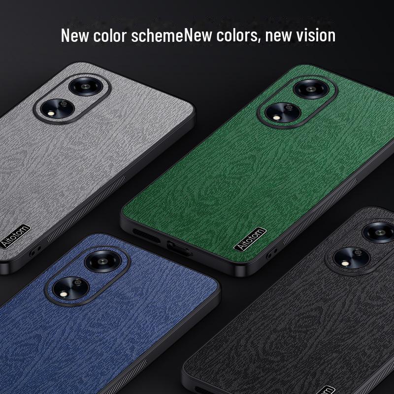 Совместимый чехол OPPO A1 Honeycomb Mesh Soft Case - A56s/A58x Bark Pattern 5G Защитный чехол