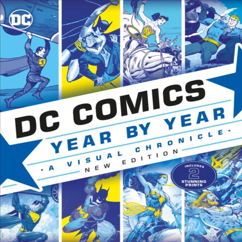 DC Comics Year By Year New Edition by Daniel Wallace Hardback Book 9780241364956
