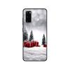Черный ТПУ чехол для Samsung galaxy S20 /S20 PLUS/S20 ultra/S20+ /S20FE задняя крышка Милый Рождество