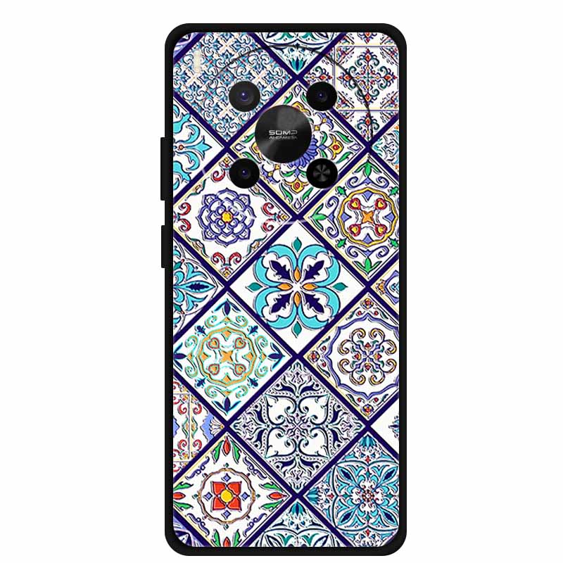 For ZTE Blade V70 Max Case 3D Blossom Emboss Soft Silicone Phone Cover for Nubia V70 Max Cases Relief Flower Shell New V 70 Max