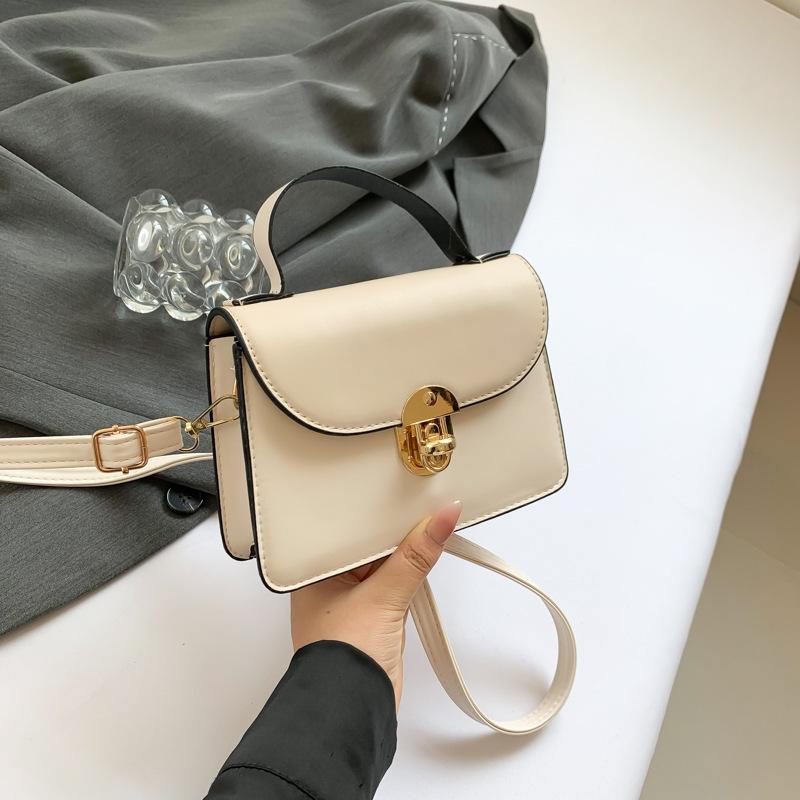 Small Fresh and Simple Small Bag Summer New Fashion Small Square Bag Fashionable Retro Crossbody Bag Shoulder Bag Women