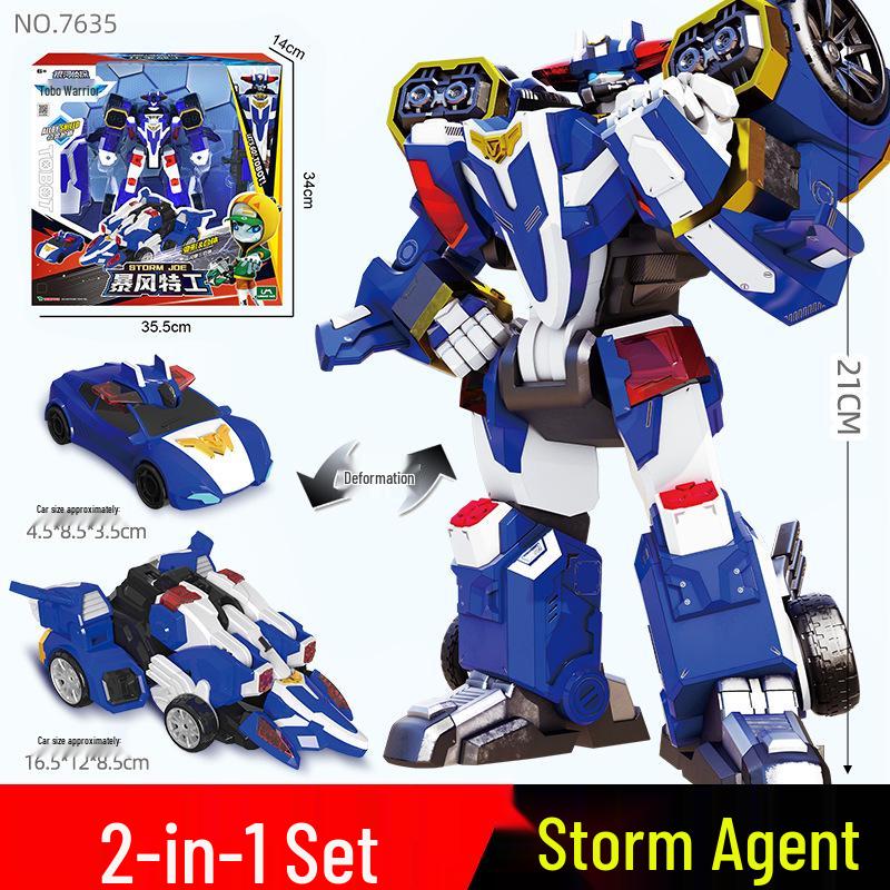 Игрушка-робот-трансформер Tobot Warriors - Галактические детективы Соник Тандер для мальчиков