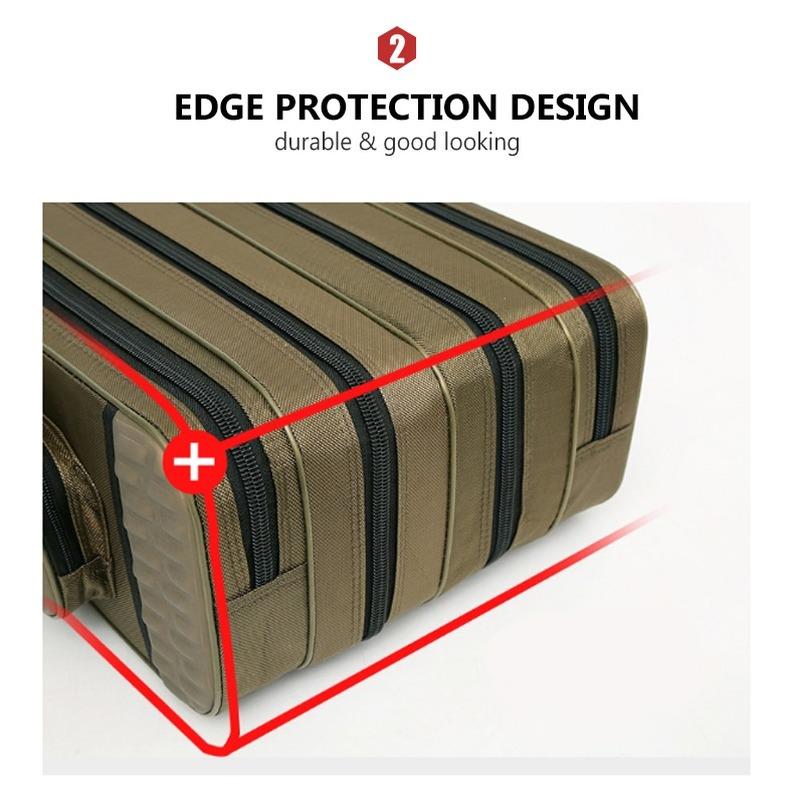 2/3/4 слоя 80/90/100/120/125/130 см рыболовная сумка удочка катушка приманка полюс сумка для хранения чехол рыболовные снасти снасти