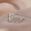 Xiaomi Skyrim Minimalist Heart Rings for Women Stainless Steel Cute Finger Rings Jewelry Birthday Anniversary Gifts Wholesale