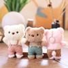 Adorable Bear Cartoon Plush Doll For Bag Decoration And Collectors
