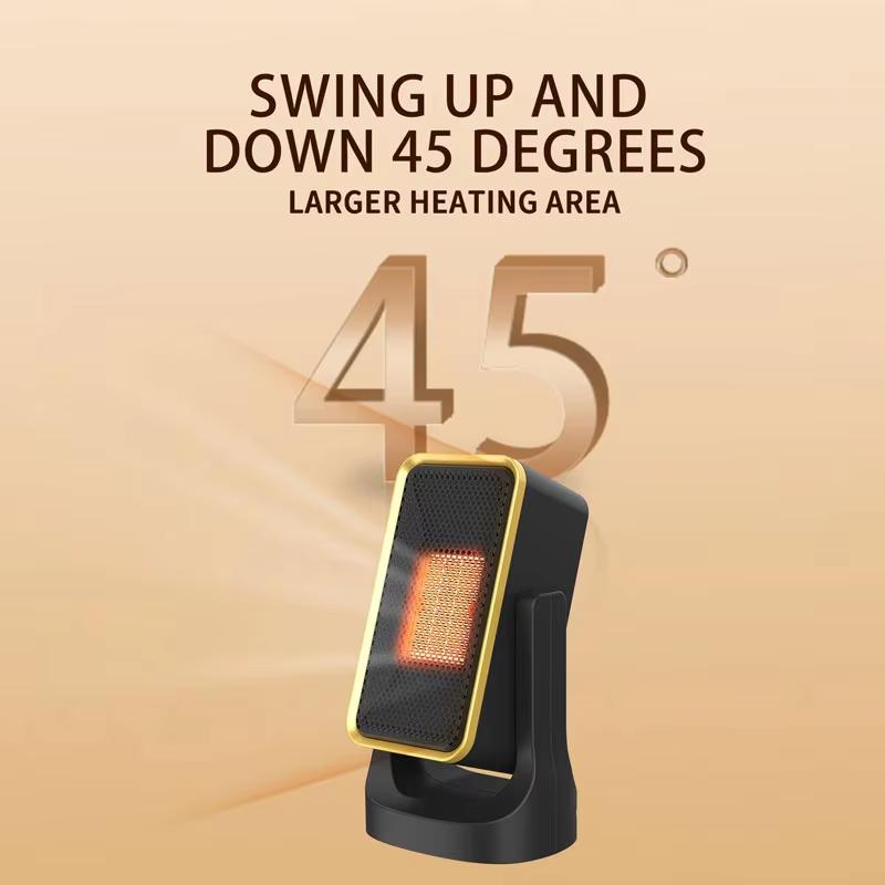 Новый обогреватель Shaking Head Fan Электрический портативный обогреватель Домашние грелки для рук Мощный теплый вентилятор Бытовая грелка Отопление комнаты Печь