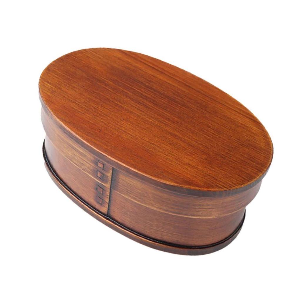 Lunch Box with Function That Prevents Rice from Clumping X X 500ml Lacquered Brown Current Model J-kitchens 18.5cm 11.5cm 6.3cm