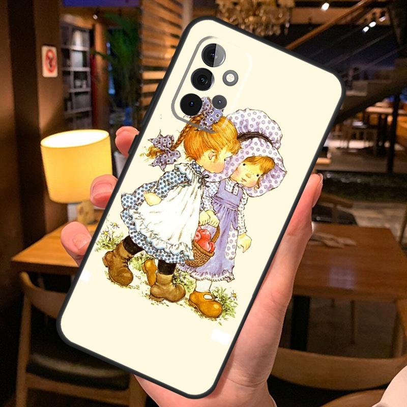 Чехол для телефона с рисунком Sarah Kay для Samsung A51 A71 A50 A70 A13 A23 A33 A53 A12 A22 A32 A42 A52 A54 A34 A14