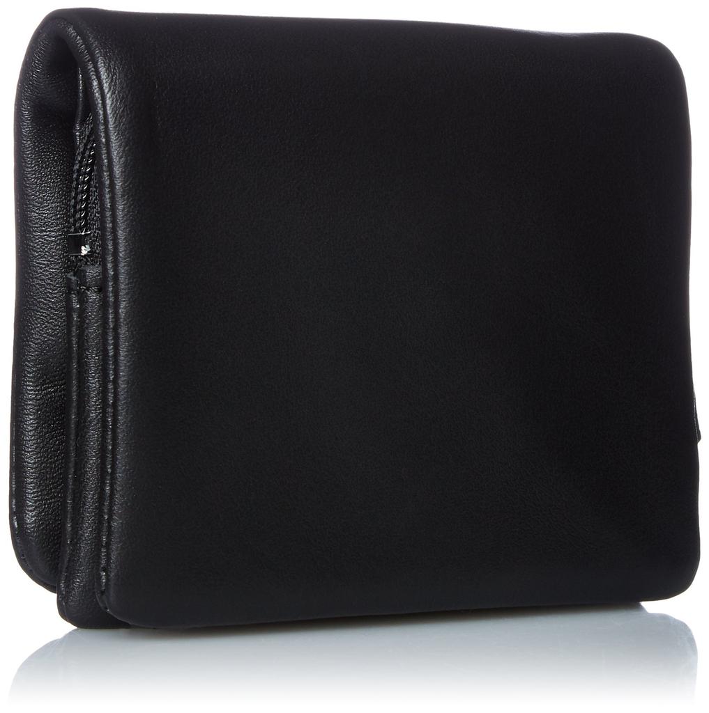 Кошелек Tsumori Chisato из мягкой кожи, складной пополам 57000 01 (черный)