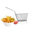 Корзина для жарки из нержавеющей стали Картофель фри по-западному Жареные куриные закуски Сетка для жарки Корзина Дренаж Поддержка Кухонные принадлежности