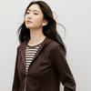 Embroidery special embroidery structure thread shoulder hooded sweatshirt jacket
