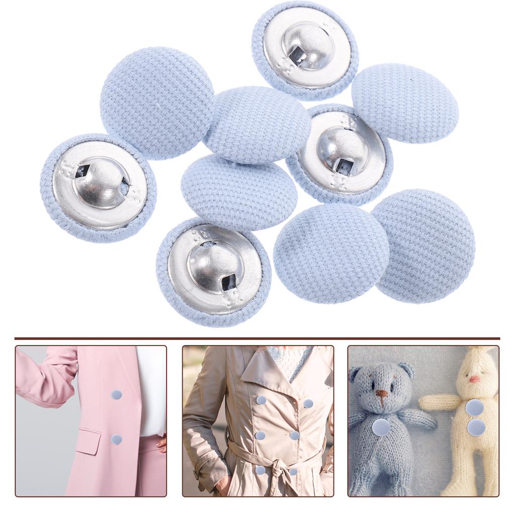 10 шт. тканевые пуговицы для одежды, украшения, аксессуары для самостоятельного украшения сумок, пуговицы, украшения, обернутые в бумажные пакеты, замена