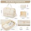Дорожные сумки с чехлом для одежды и косметичкой Большая вместимость Повседневная сумка через плечо для поездок на работу Женская сумка-тоут Женская сумка-тоут