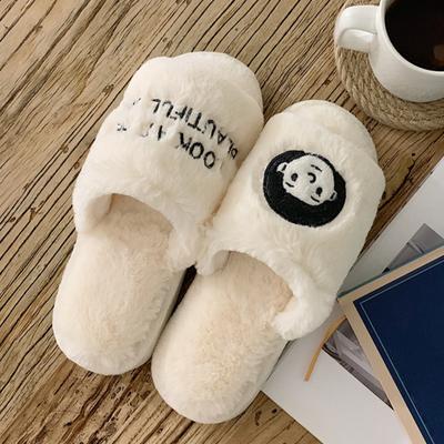 Хлопковые тапочки для осени и зимы, студенческие хлопковые тапочки для домашнего тепла, плюшевые хлопковые туфли для женщин