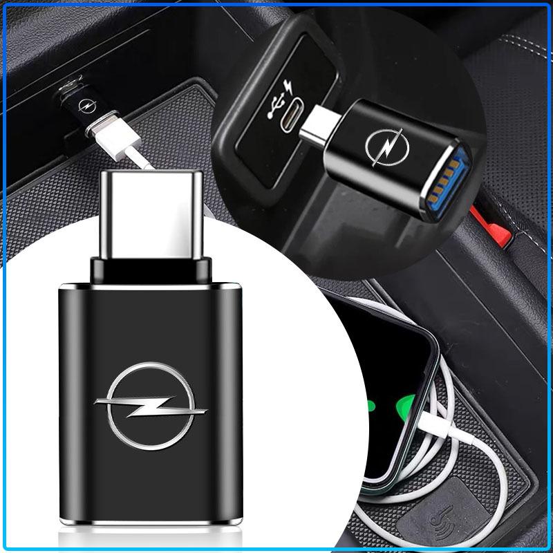 Автомобильный адаптер Type-C на USB 3.0 Автомобильный конвертер Детали интерьера Для Opel Astra C G H Insignia J K Zafira B Corsa Vectra C Corsa C