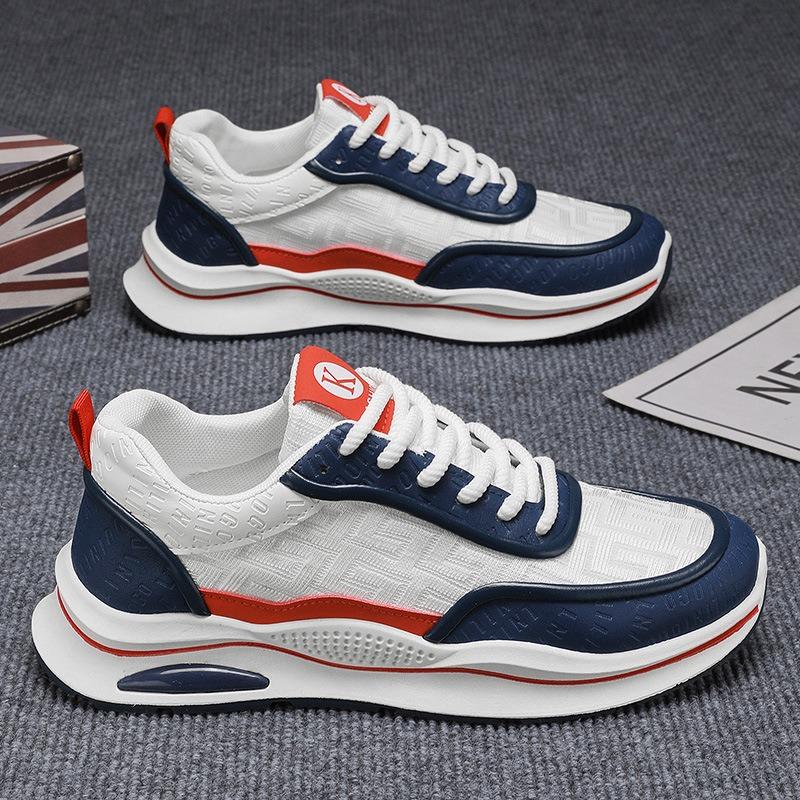 Men S Summer Breathable Mesh Athletic Dad Shoes Thick Sole Casual Sneakers