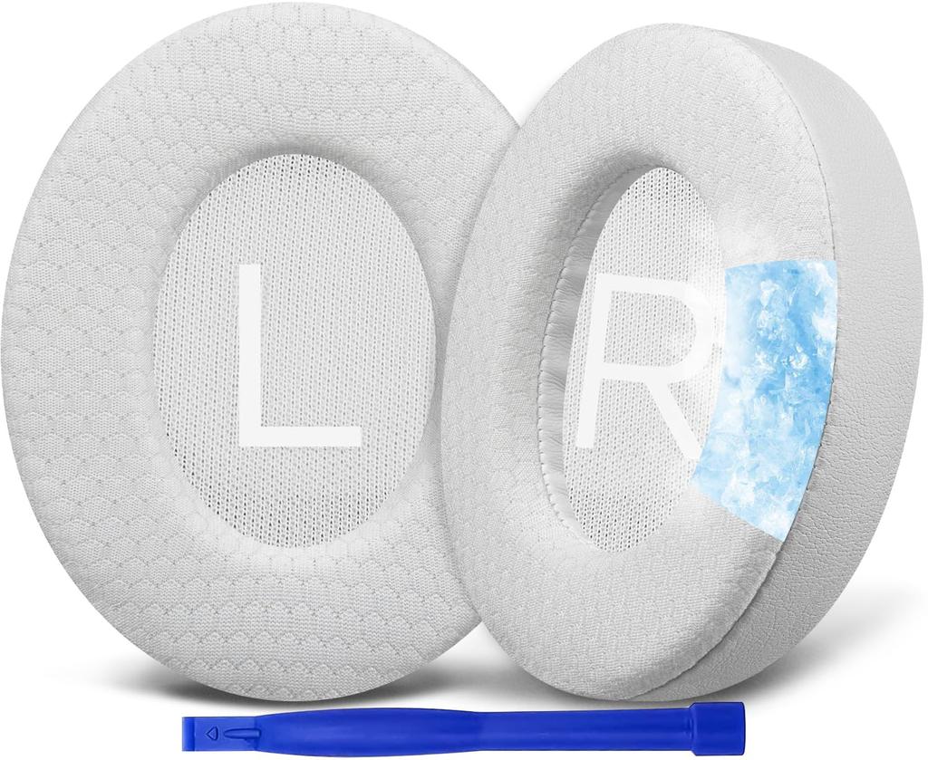 SOULWIT Cooling Gel Ear Pads for Bose Noise Cancelling 700 (NC700/NCH700) Wireless Headphones, Cooling Thickness - White