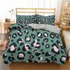 Leopard Print Duvet Cover Set King Size Africa Animal Bedding Set For Girls Boys Children Teen Colorful Leopard Twin Quilt Cover