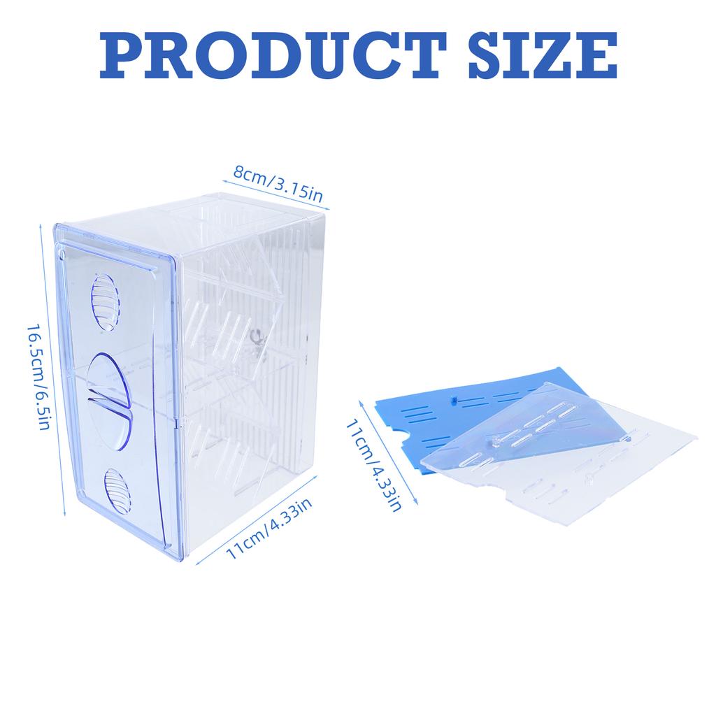 Нерестовики для аквариума, изоляционный бокс для мальков мелких рыб, инкубационные боксы для тропических рыб, прозрачный нерестовик