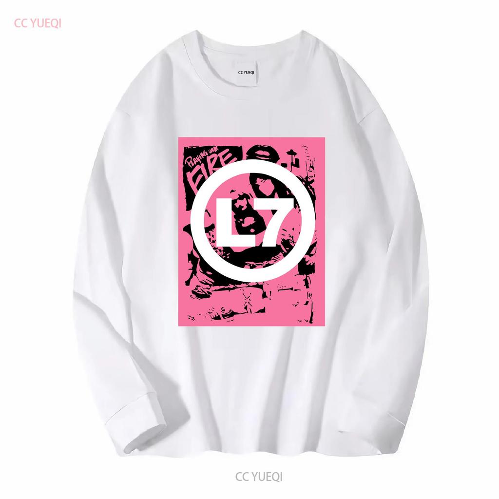 L7 Punk Rock Hardcore Metal T Shirt Unisex S 3xl Vintage Washed Versatile Designer Clothes Fashion Stylish