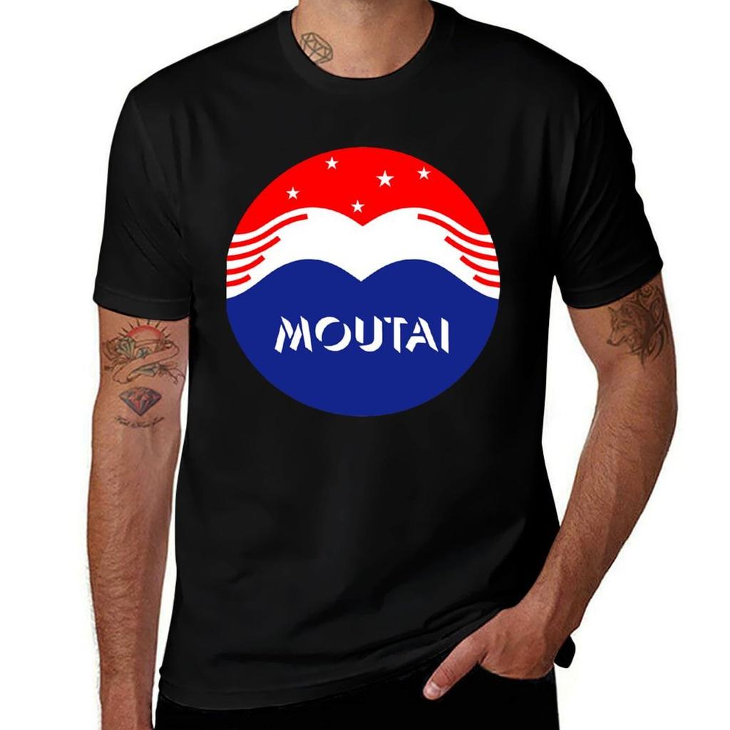 Футболка Moutai For Fans Легкая Повседневная Летняя Футболка