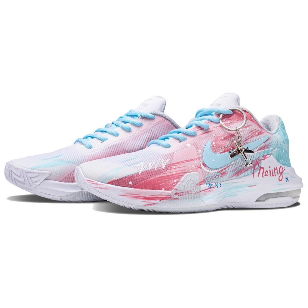 Nike Air Max Impact 4 Амортизация Устойчивость к скольжению Устойчивость к истиранию Упругость Средняя высота Баскетбольные кроссовки Мужские DM1124-100(Команда145-)