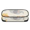 Pencil Case Portable 300D Polyester Zip Around Closure with Mesh Pocket Removable Divider and Pen Slots for Teens and Students