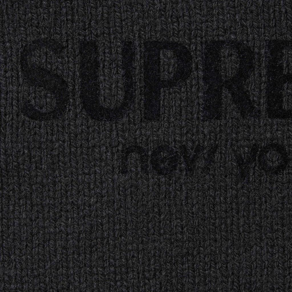 Supreme Flocked Logo Sweater SUP-FW24-276