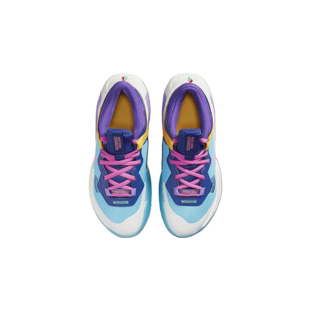 Nike Air Zoom Crossover GS Baltic Blue Pink Glow Детские кроссовки Deep-Royal-Blue University-Gold FD1034-400