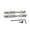 Mangniu 1/12 New MN98 MN99S Remote Control Car Parts Metal Upgrade Front and Rear Transmission Shafts