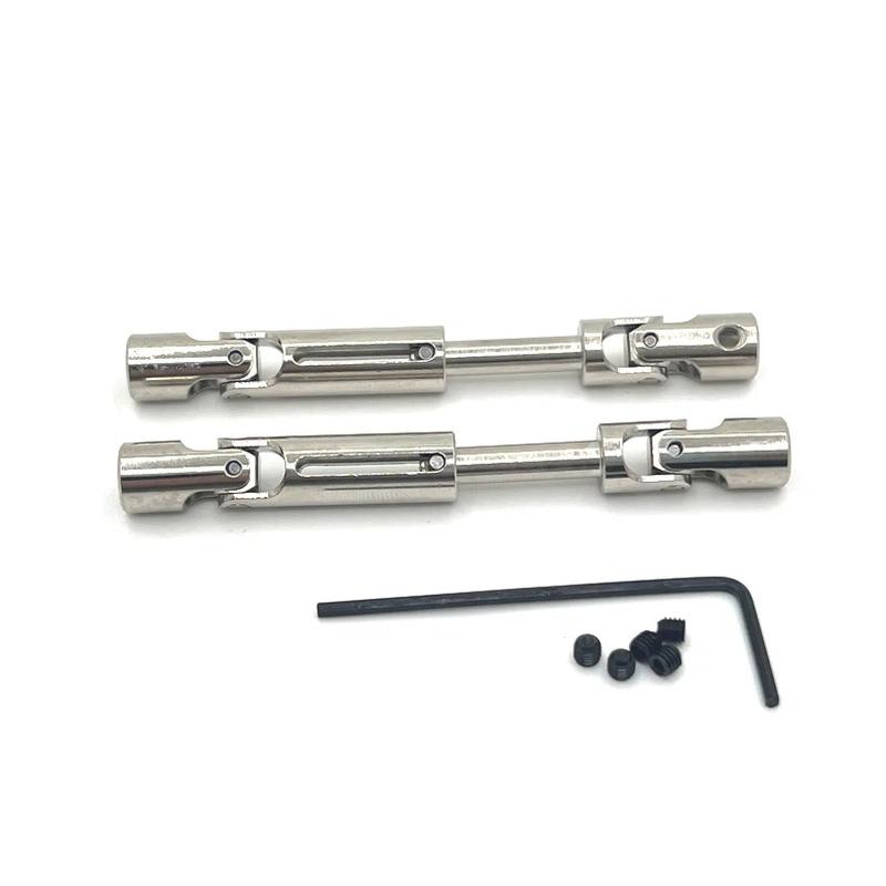 Mangniu 1/12 New MN98 MN99S Remote Control Car Parts Metal Upgrade Front and Rear Transmission Shafts