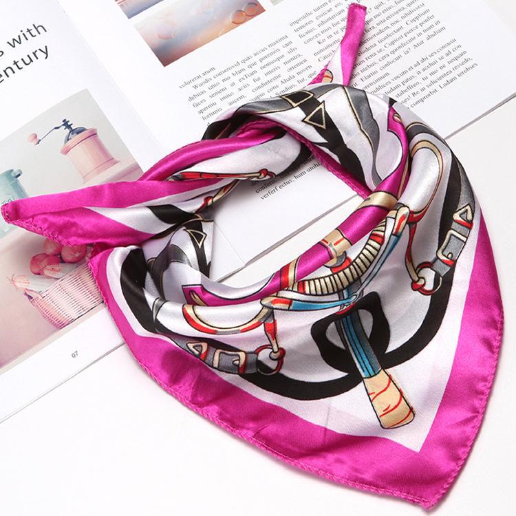 Шелковый шарф весна-осень: Профессиональный женский квадратный шарф для офисных работников